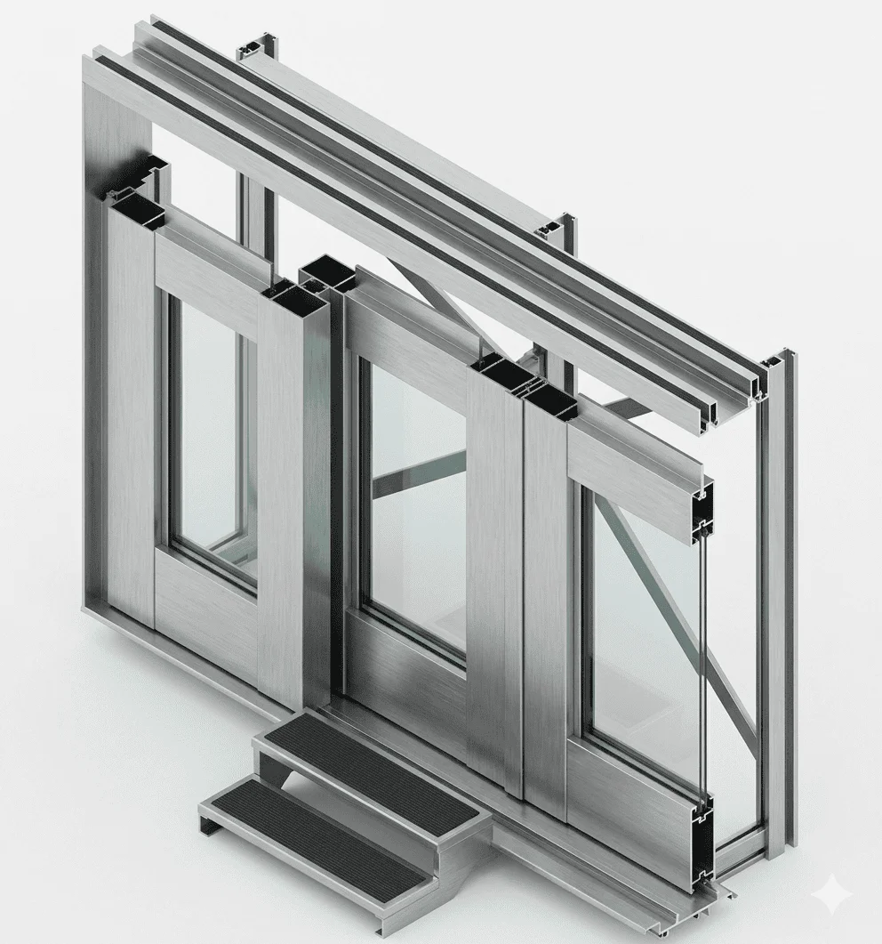 Puerta Corredera - Serie 1000